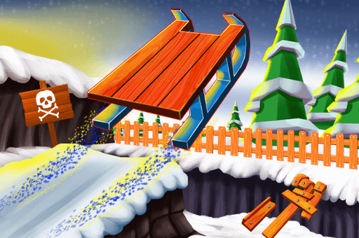 Sled Rider 3D - Unblocked Christmas Game with 3D Snow Rider